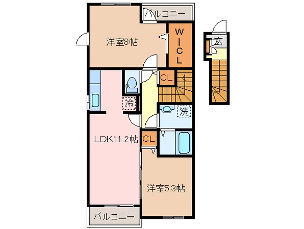 斎宮駅 徒歩24分 2階の物件間取画像